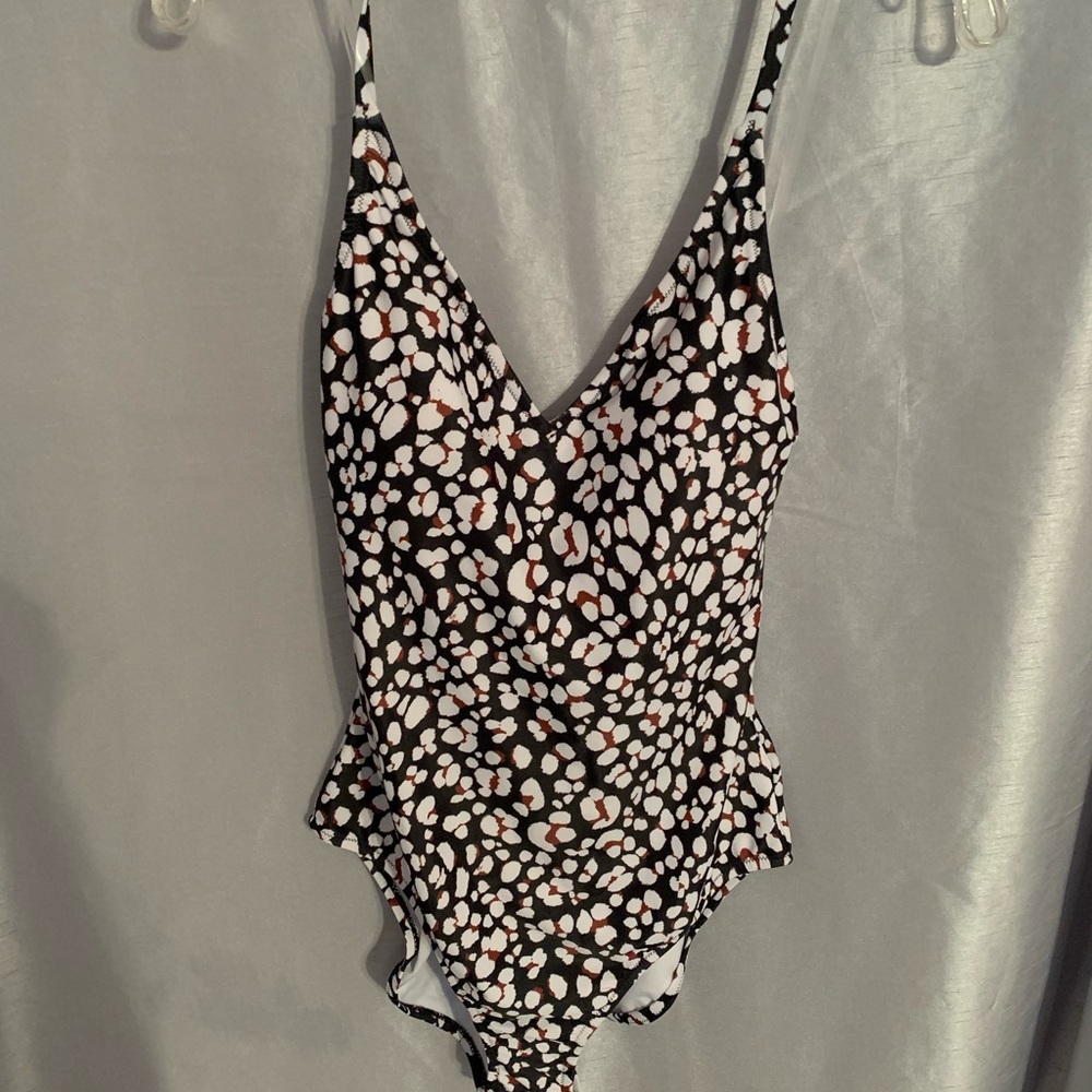 One piece Jessica Simpson tie back bathing suit